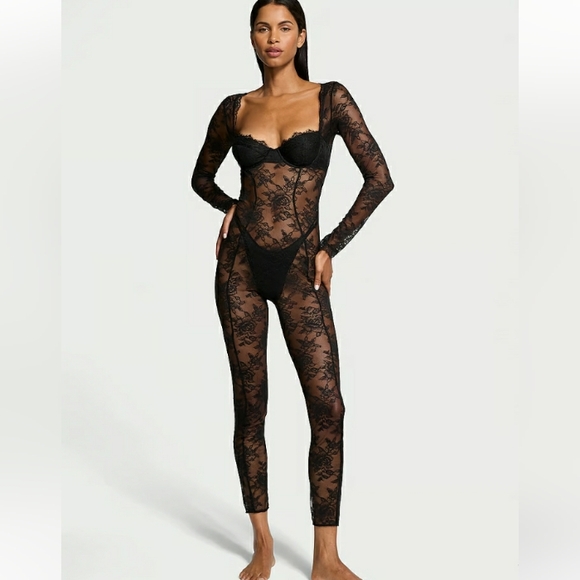 NWT Victoria's Secret Lace Catsuit - Picture 3 of 4